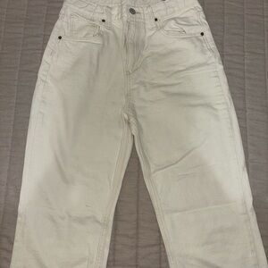 Old navy white high-rise ankle jeans